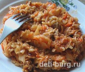 Ленивые голубцы в мультиварке